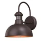 Vaxcel Franklin Dualux 10" Outdoor Motion Sensor Wall, Burnished Bronze - T0385