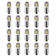 20X 57 Miniature Light Bulbs Gauge Cluster Instrument Panel 12V G-4.5 BA9s Lot