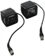 Rigid D-Series PRO, Spot Optic, Midnight Edition, Surface Mount | Pair