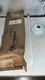 NEW WHITE LITHONIA SWIVEL STEM HANGER AND CANOPY, 18" SQ18
