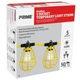 Prime Temporary Light Strip String Cord 50Ft 12/3 12 Gauge SJTW Plastic Cage