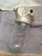 Vintage Spero 2100X Industrial Lighting Glass Bulb Housing W/ Metal Base Boat