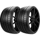 (QTY 2) 255/30ZR21 Lionhart LH-Five 93W XL Black Wall Tires