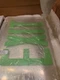 EM Universal Green Led Edgelit Single Face Exit Sign W/ White Housing (USA MADE)