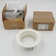 Lightolier L5RDW 5" Downlight Trim Lot Of 2 White