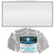 Fluorescent Light Covers for Classroom or Office - Light Filter pack of (2); ...