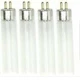 🤡💡💡SYLVANIA  (4 pack) F8T5/CW 8-Watt T5 12-Inch Linear Fluorescent  41k  💡💡