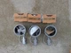 3x Juno Lighting IC20R IC Rated Remodel Housing with 206PT-SC trim kits