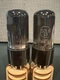 Match Pair Tung Sol 50L6GT Vacuum Tubes Black Glass 539c Test NOS &pound;