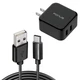 Quick Home Charger 30W 6ft USB Cable 2-Port USB Power Cord for Smartphones