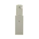 Lightolier Connector, Live End, 1 Circuit, White 6048WH