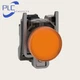 New With Box Schneider XB4BVG5 &Oslash;22 Orange indicator light  LED 110... 120V