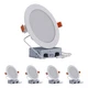 Halo HLB6LSFS5-4PK 6 Inch LED Recessed Canless Dimmable 4 Pack