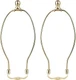 Helunsi 8 Inch Lamp Harp, 2 Set Gold Lamp Shade Harp Holder with Finial, DIY Det