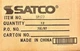 BOX OF 12 SATCO BLACK OFFSET MONOPOINT TP177 BLK