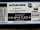 Lot of 2, PHILIPS ADVANCE ICN-4P16-TLED-N LED T8 Driver,120 to 277 VAC, 9-1/2 in
