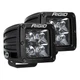 Rigid Industries D-Series PRO LED Light Pod Spot Midnight Edition Pair Black 