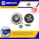 Clutch Kit 3pc (Cover+Plate+Releaser) fits TOYOTA AURIS ZRE151 1.6 07 to 12 NAPA