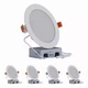 Halo 6" Inch Canless Integrated LED Downlight HLB6LSFS5-4PK 4 Pack