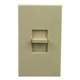 LUTRON NF-10-IV NOVA 120V 16A FLUORESCENT LED SINGLE POLE SLIDE DIMMER, IVORY