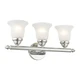 Livex Lighting 1063P Chrome Neptune 3-Light Bathroom Vanity Light