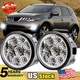 PAIR LED Front Bumper Fog Light Driving Lamp For Nissan Murano 2009-2014 110w