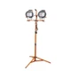 HDX 1200-Watt Halogen Tripod Work Light Portable w/ Tripod & Adjustable Head