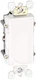 Leviton 6527W LED Guide Light White Automatic Sensor Energy Efficient 120V