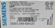 SIEMENS 3SB3 248 6BA20 RED LED Illuminated Indicator Light 110 120 VAC