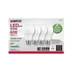 4 Pack SATCO 60W 4000K LED BULBS (S11416)