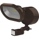 Satco Nuvo 14W LED Wall Pack Bronze 1150lm 3000K Motion Sensor Outdoor Light