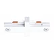 Juno Lighting Mini Straight Connector, White R23 WH Juno Lighting R23 WH