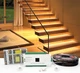 Motion-Activated 3000K LED Stair Lights Kit - 59ft Cuttable Indoor Strip
