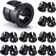 Mudder 200 Pieces 5 mm LED Holder Black Plastic Light Emitting Diode 