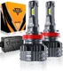 AUXBEAM H11 110W LED Headlight Bulbs Low Beam for 2007-2021 Chevy Silverado 1500
