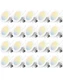 Amico 5/6 inch 5CCT LED Recessed Lighting 20 Pack, 1050LM Ultra-Thin Flat LED 