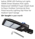 LEDMO LED Brown Shoebox Light Pole 200W  Photocell 5000K 110V  XL-LD-01200-65-02