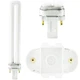 (6 Pack) Sylvania 21136 CF13DS/827/ECO 13W 2700K 2-Pin Single Tube CFL Bulbs