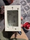 New Legrand Wiremold V5744S Switch Receptacle Box 2 1/4" Deep Ivory Metal