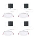 Commercial Electric Pro Value Series LED 4 in Round Adj Color Temp White  5-Pack