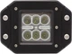 Optronics UCL24CFB LED 3" Flood Light Cube -Recess Flange Mount