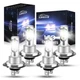 4x H7 LED Headlight Bulb Kit High Low Beam 110W 30000LM Super Bright 6000K White