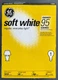 GE soft white incandescent A19 light bulbs 95 watts (not LED).  Pack of 4 bulbs.