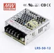 MEAN WELL LRS-50-12 50 Watt 12 Volt 4.2 Amp Power Supply, AC-DC Converter 