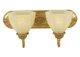 Eurofase Lighting BR-2ANT-23 Gold Foil Antica Antica 2 Bathroom Light