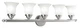 Livex Lighting 1065-05 Neptune Bathroom Vanity Light Polished Chrome