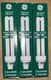 LOT OF 3 - GE Biax D Eco 26 Watt 26W Compact Florescent Bulbs F26DBX 835 - 2 Pin