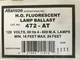 ALLANSON MAGNETIC BALLAST SIGN 472-AT 120 VOLT. NO LONGER MADE! BRAND NEW!