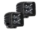 RIGID INDUSTRIES RIG2022113BLK MIDNIGHT POD LED LIGHT SURFACE MOUNT SET OF TWO 2