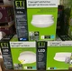New 3-pack ETI 54483141 7" integrated LED (no bulb) Spin Light 11.5W Flushmount